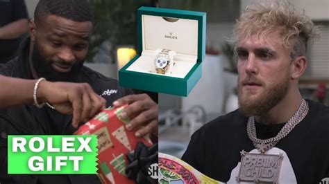 jake paul gives tyron a rolex|Jake Paul randomly promises to buy reporter a Rolex after KOing .